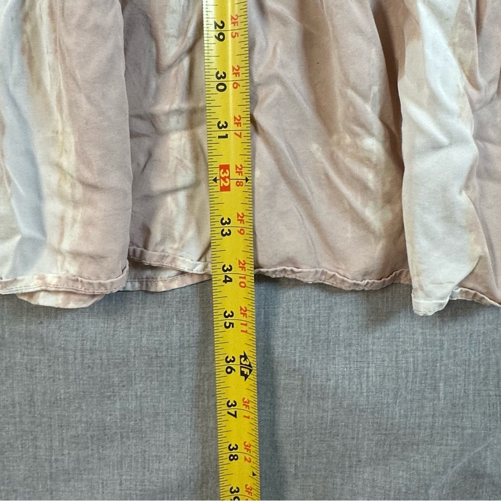 Knox Rose Beige and White Tie-Dye Dress - Picture 4 of 5